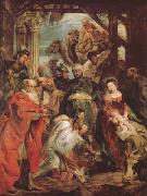 Peter Paul Rubens THe Adoration of The Magi (mk27) oil painting on canvas